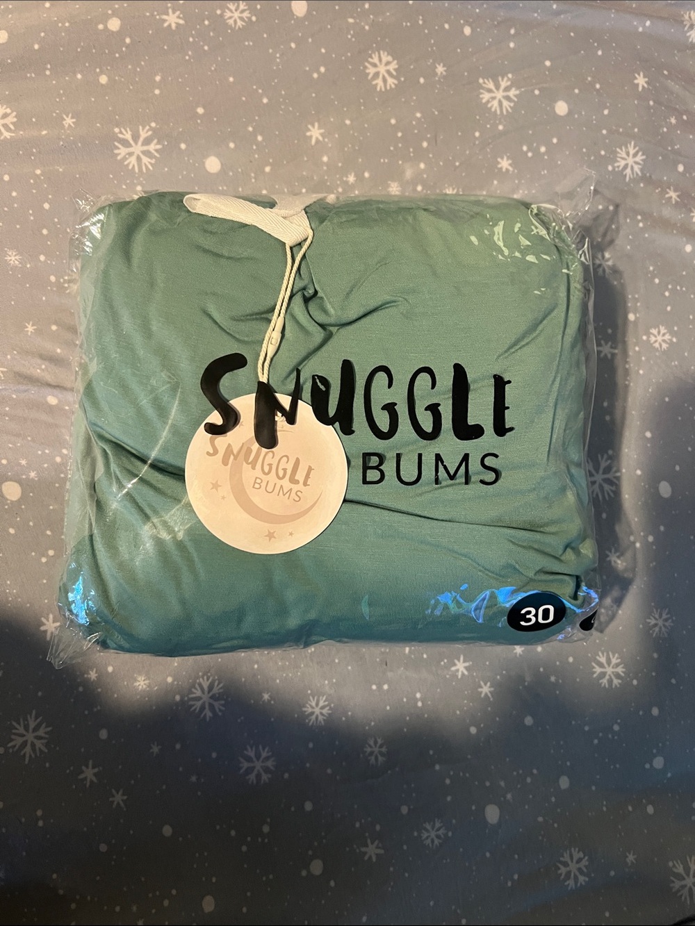 Snuggle Bums bamboo twin sheet and pillowcase